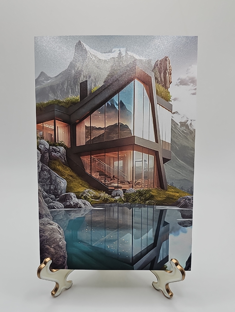 4x6 Fantasy Home Beautiful Architecture Art Print